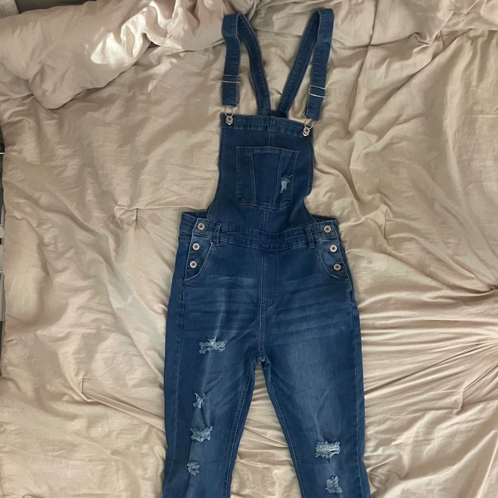 Blue Denim Overalls